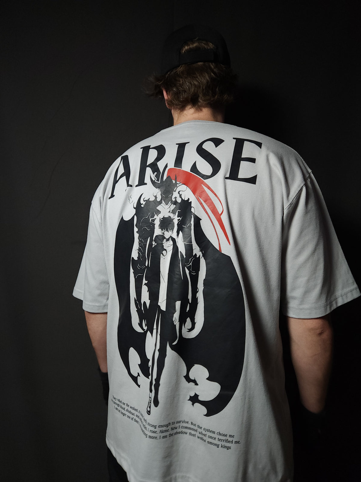 Shadowbound Oversized Tee, printed to order in Durban by STEKU
