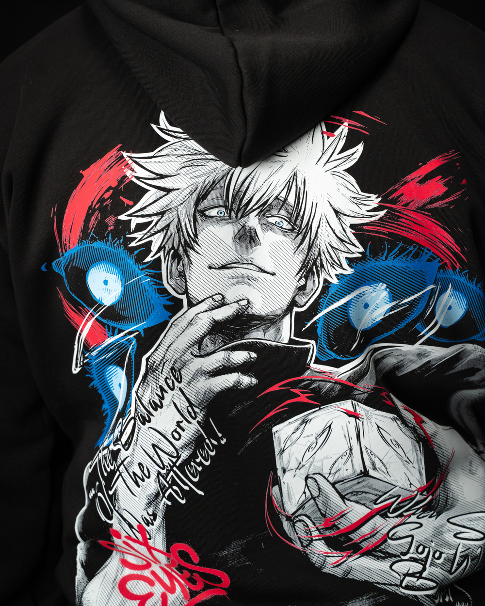 Black The Strongest Hoodie, printed to order in Durban by STEKU
