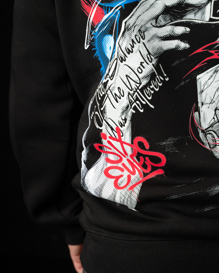The Strongest Hoodie by STEKU, South African anime clothing