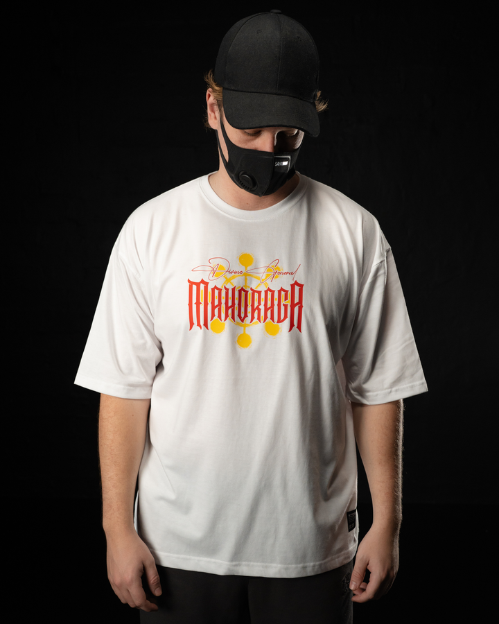 White The Adapter Oversized Tee, printed to order in Durban by STEKU