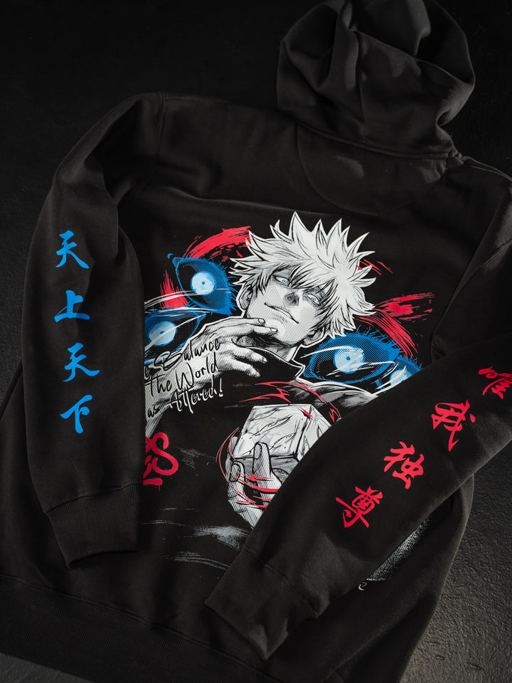 Black The Strongest Hoodie, printed to order in Durban by STEKU