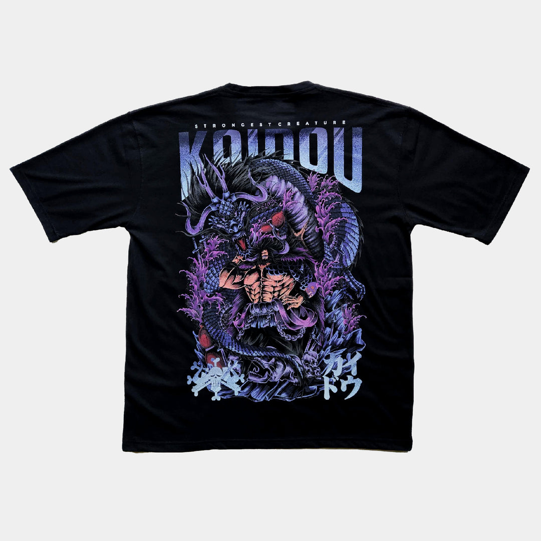 Black oversized Kaido t-shirt