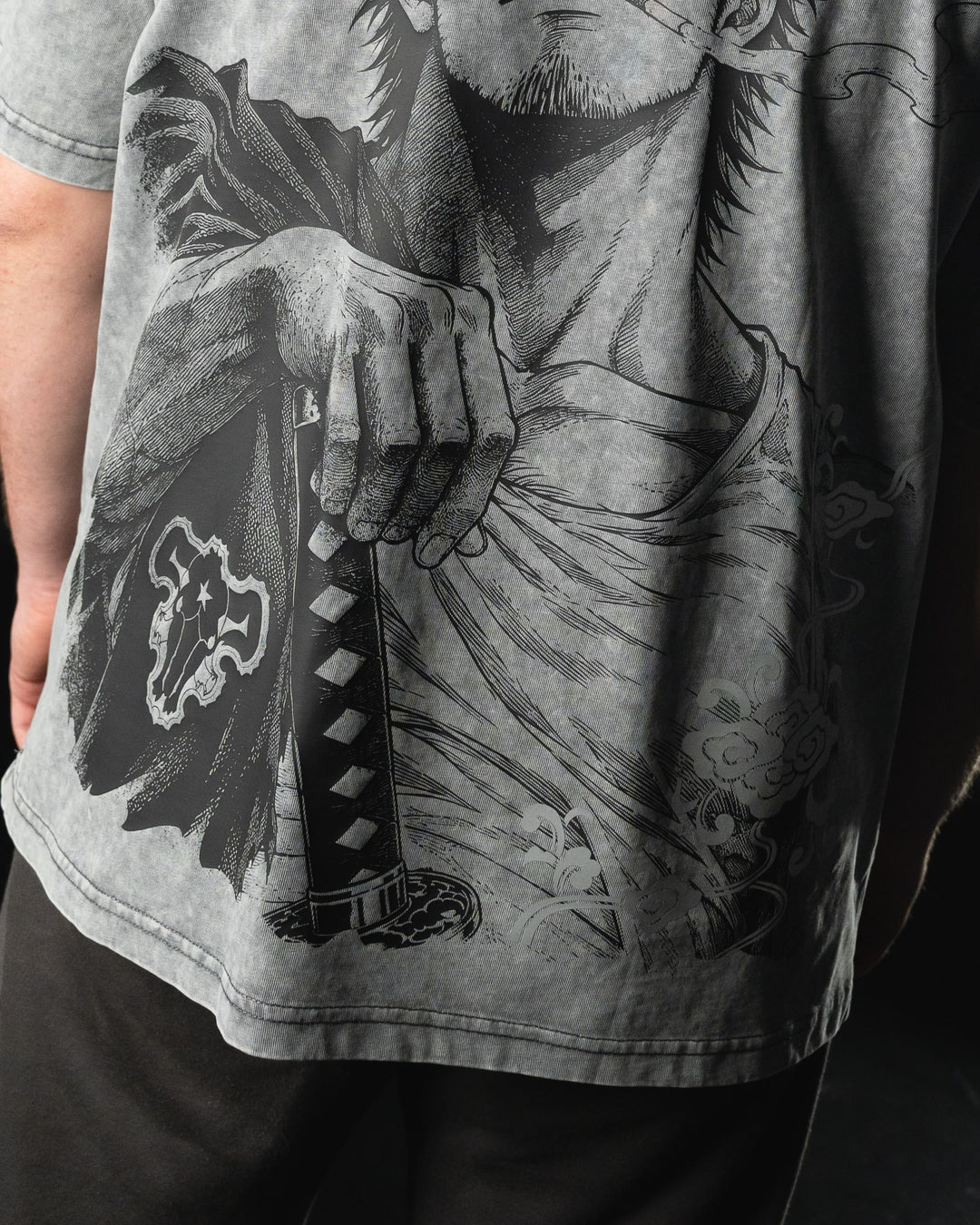 Dark Captain Acid Wash Tee by STEKU