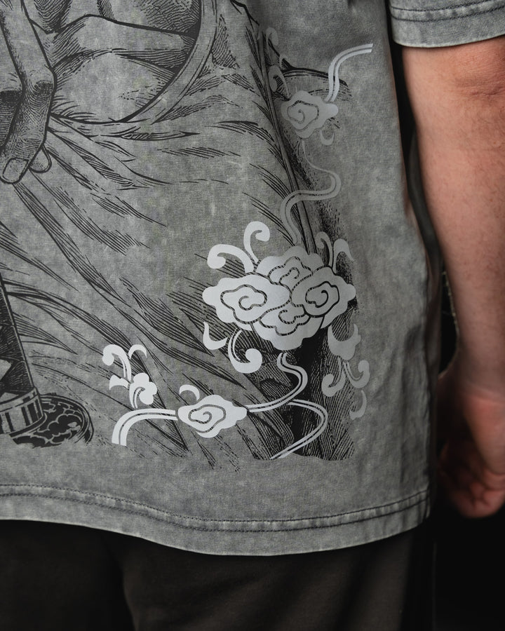 Dark Captain Acid Wash Tee by STEKU