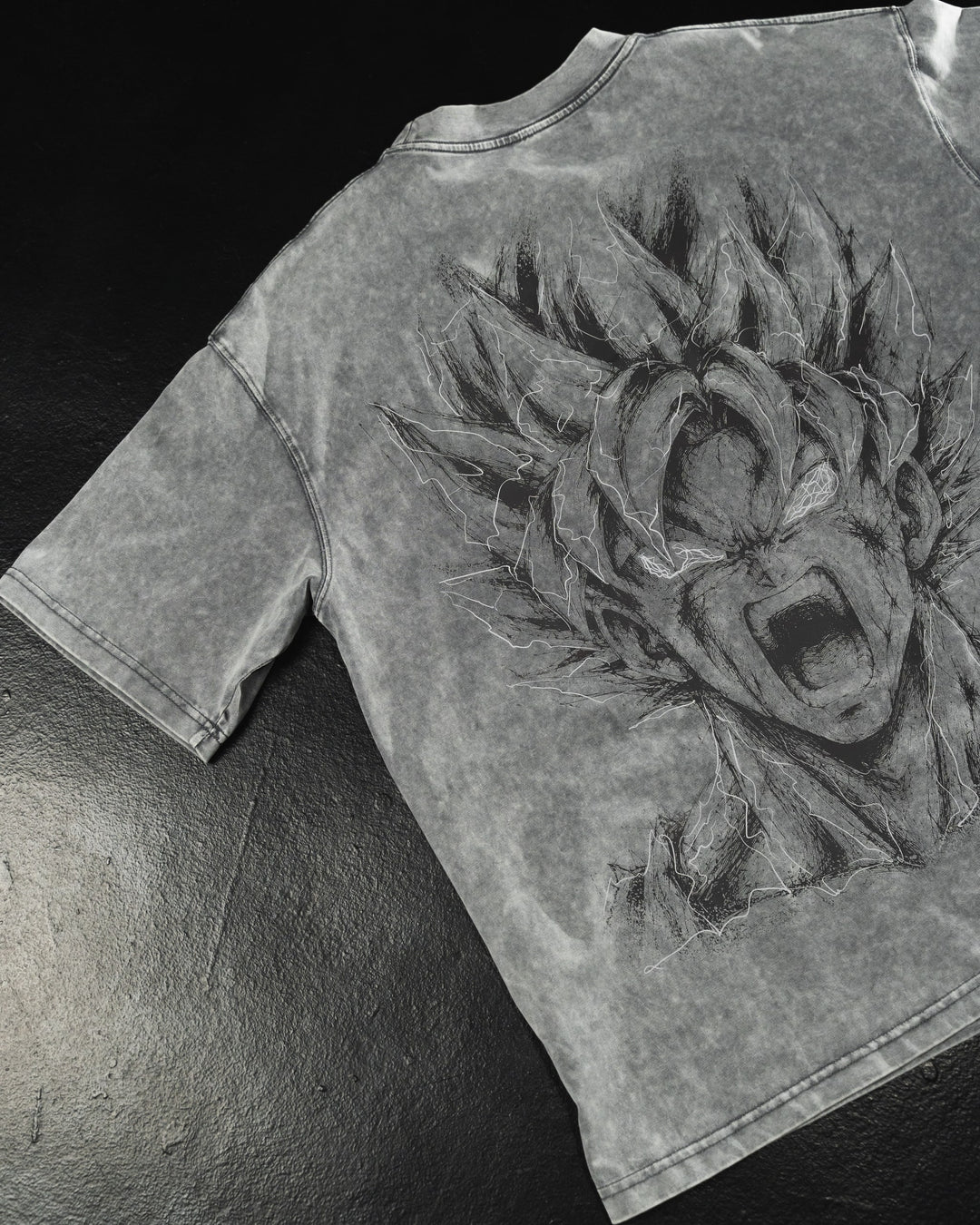 Rage Awakened Acid Wash Tee by STEKU