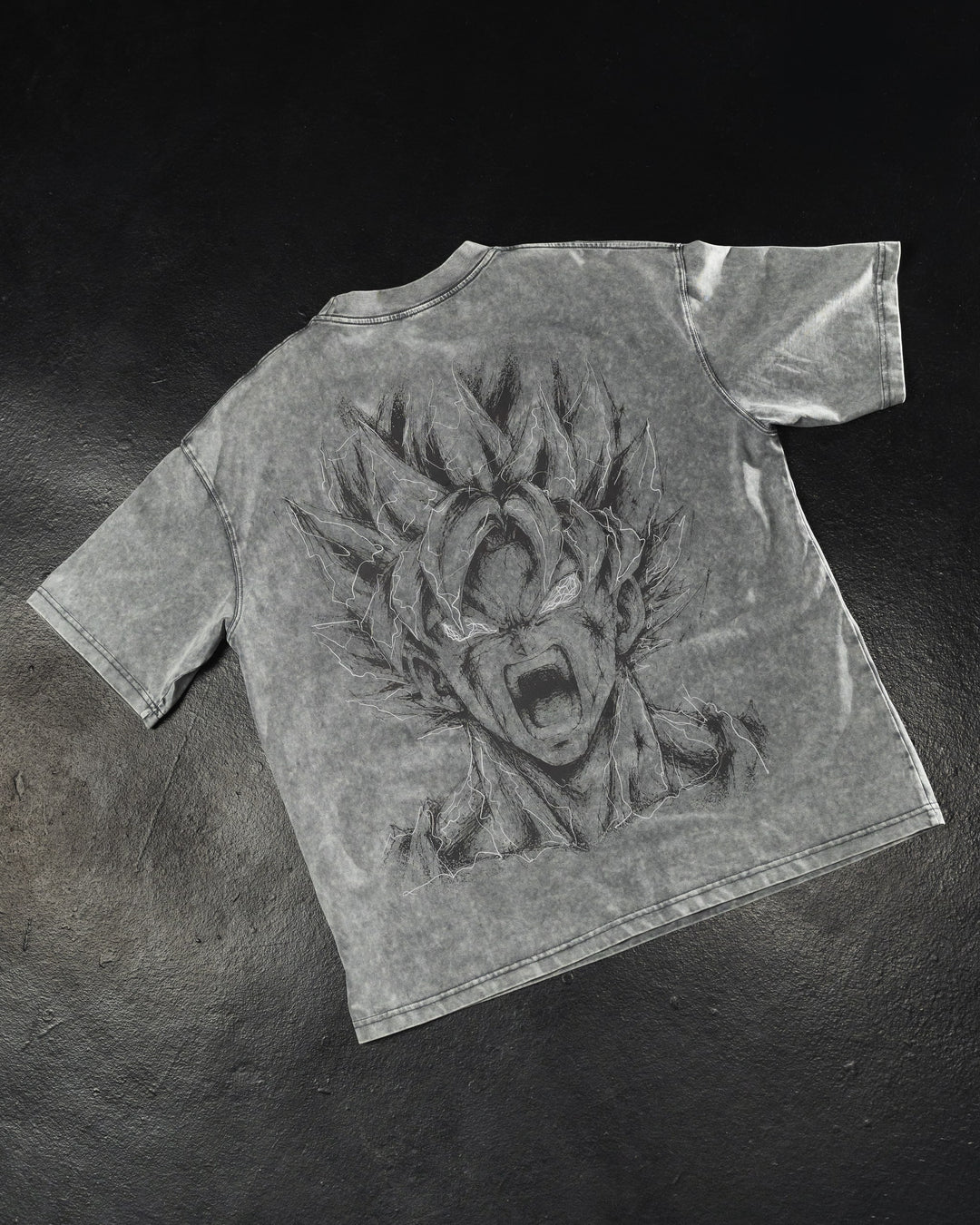 Rage Awakened Acid Wash Tee by STEKU