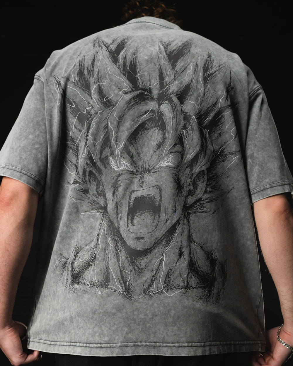Rage Awakened Acid Wash Tee by STEKU