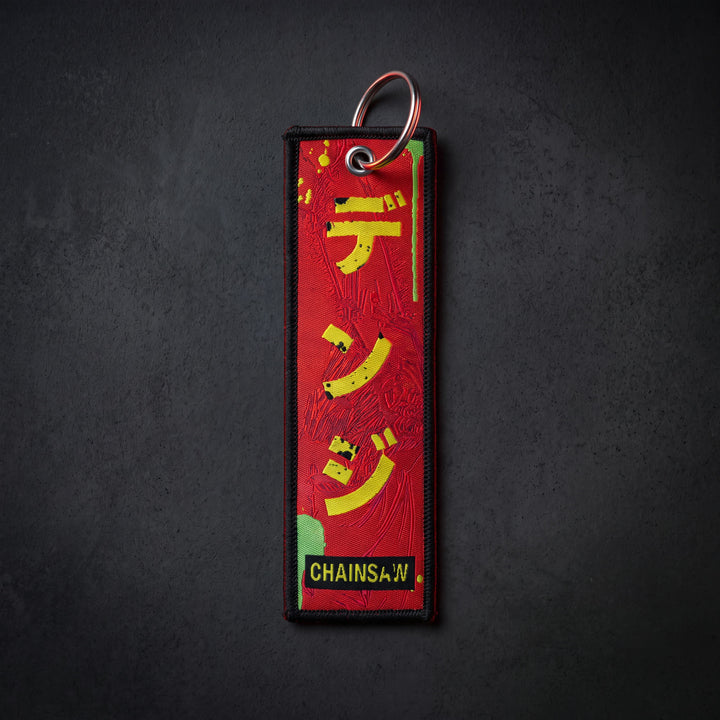 Chainsaw jet tag, front